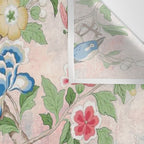 Chinoiserie Magpie Blooming Peony Botanical Garden Wall Tapestry Gallery Image 3