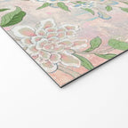Chinoiserie Magpie Blooming Peony Botanical Garden Welcome Mat Gallery Image 2