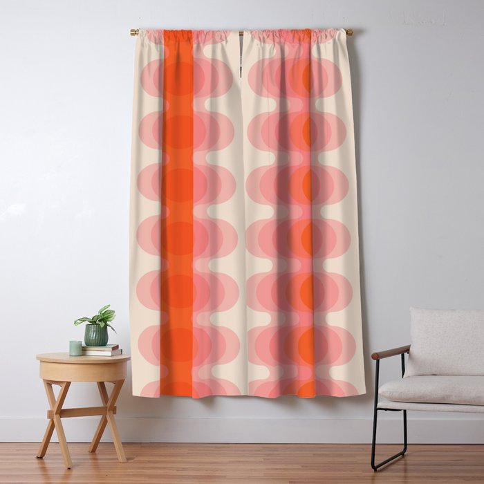 Strawberry Echo In Window Curtain
