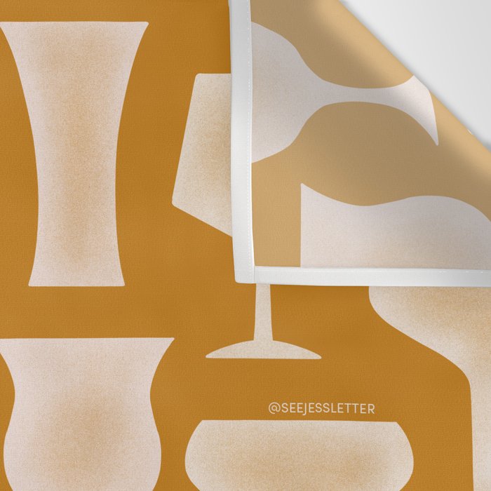 Cocktail Glasses - Amalfi Coast Cocktails Wall Tapestry Gallery Image 3