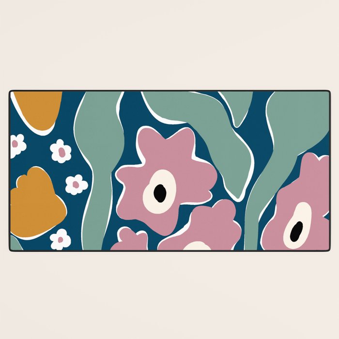beach of flower  Desk Mat Gallery Image 3