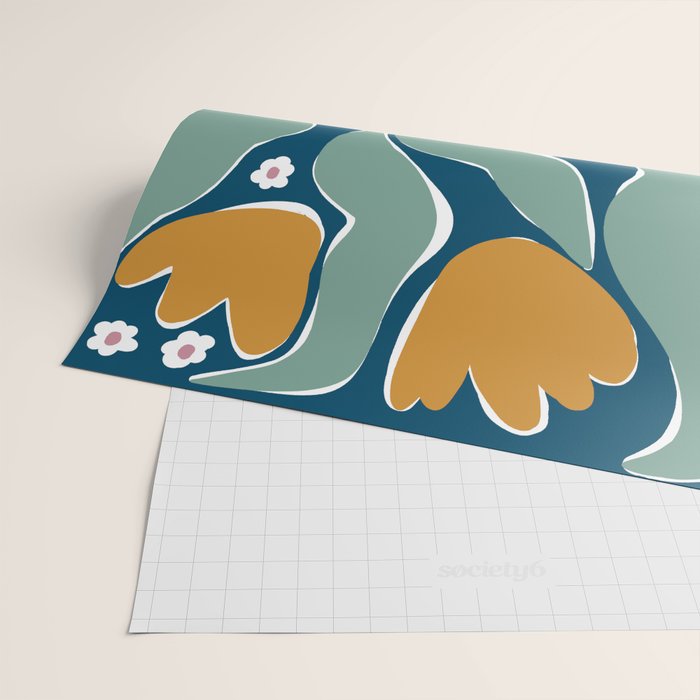 beach of flower  Wrapping Paper Gallery Image 2