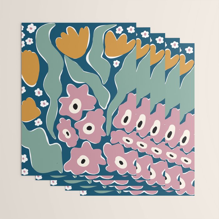 beach of flower  Wrapping Paper Gallery Image 3
