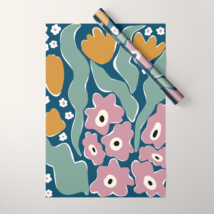 beach of flower  Wrapping Paper Gallery Image 1