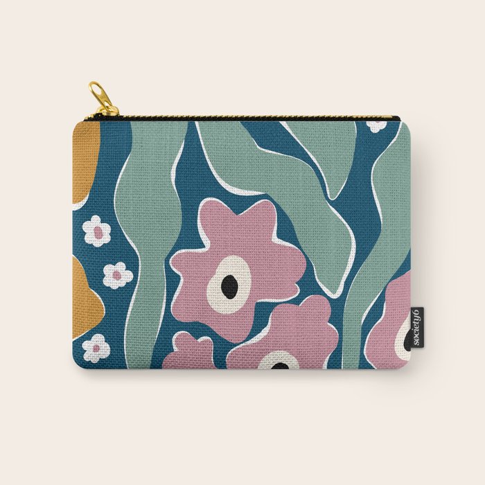 beach of flower  Carry All Pouch Gallery Image 1