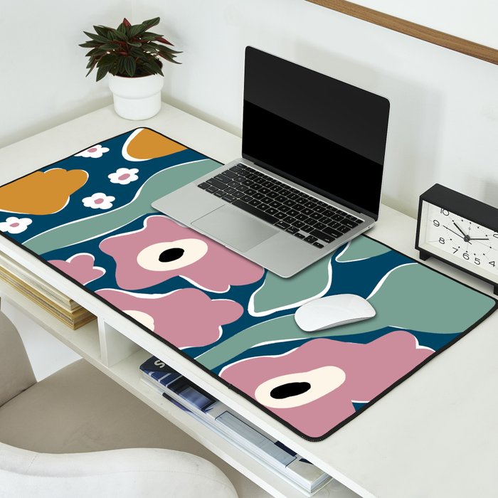 beach of flower  Desk Mat Gallery Image 2