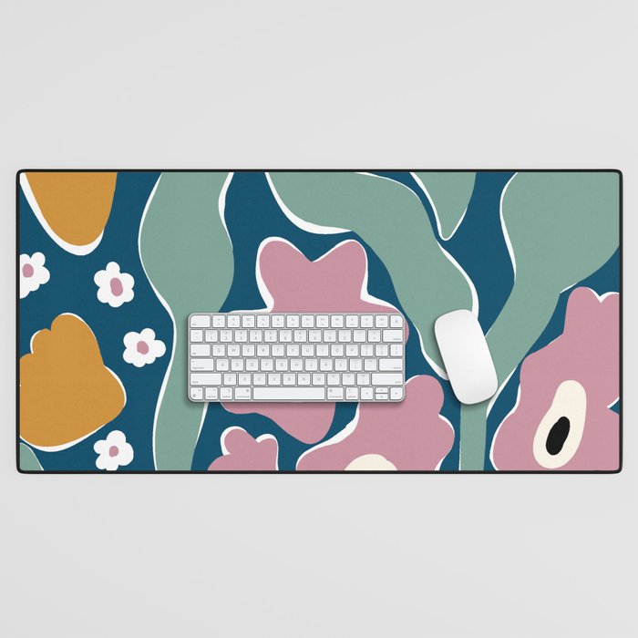 beach of flower  Desk Mat Gallery Image 1