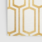 Mid Century Metallic Geometric Pattern Poster Gallery Image 3