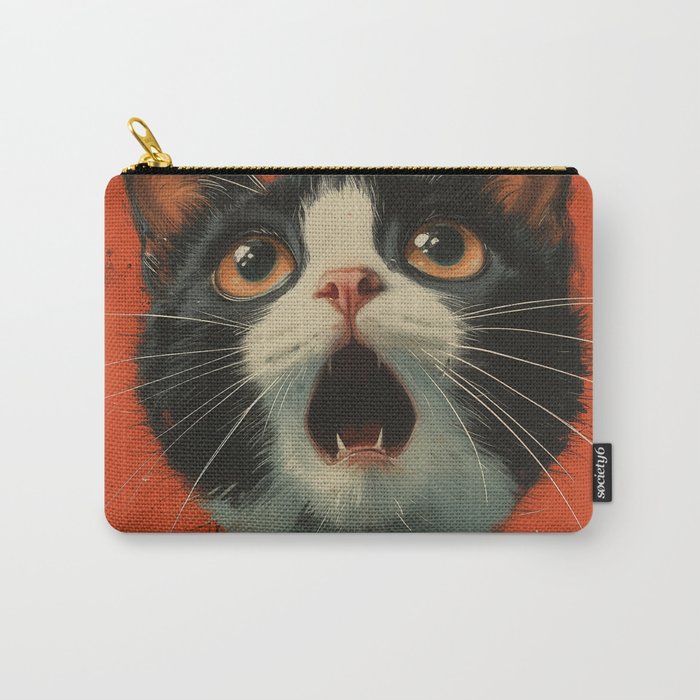Shocked Cat II Carry All Pouch Gallery Image 1
