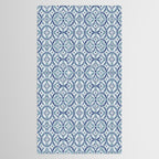 Boho Indigo Damask B Tablecloth Gallery Image 2