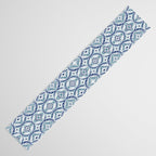 Boho Indigo Damask B Table Runner Gallery Image 3