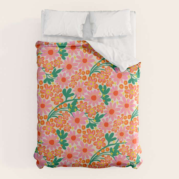 Happy flowers Duvet Cover Gallery Image 6