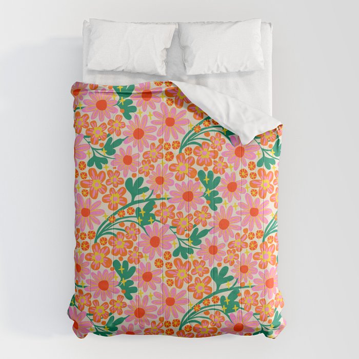 Happy flowers Comforter Gallery Image 6