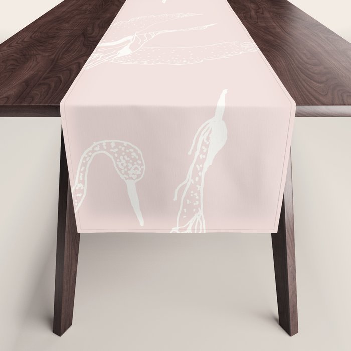 Cranes (Pink) Table Runner Gallery Image 1