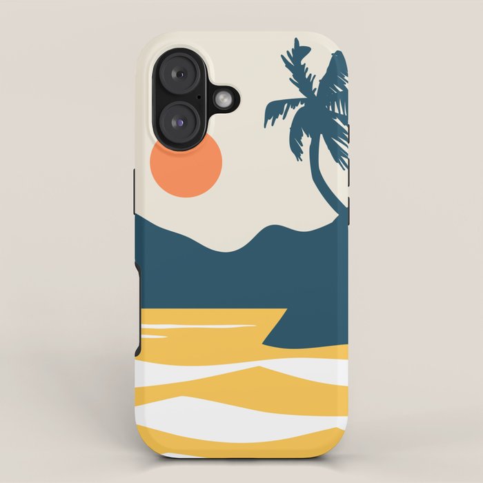 Retro Landscape 02B iPhone Case Gallery Image 1