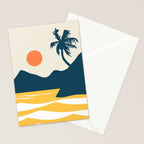 Retro Landscape 02B Stationery Card Gallery Image 2