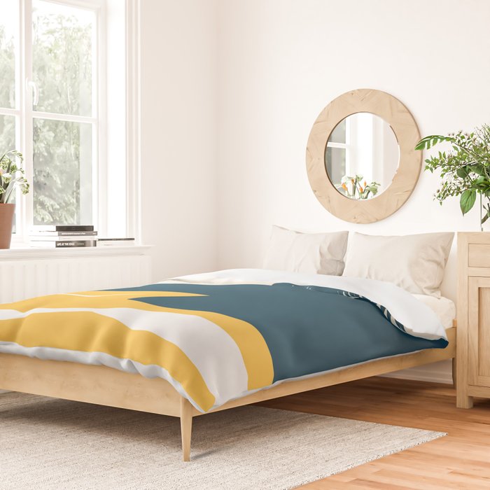 Retro Landscape 02B Duvet Cover Gallery Image 2