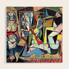 Picasso - Les Femmes d'Alger (Women of Algiers) 1955 Artwork Wood Wall Art Gallery Image 1