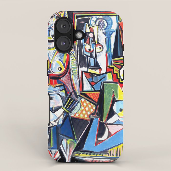Picasso - Les Femmes d'Alger (Women of Algiers) 1955 Artwork iPhone Case Gallery Image 1