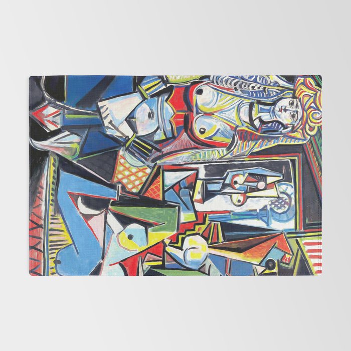 Picasso - Les Femmes d'Alger (Women of Algiers) 1955 Artwork Rug Gallery Image 2