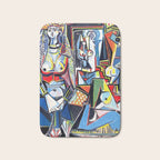 Picasso - Les Femmes d'Alger (Women of Algiers) 1955 Artwork Bath Mat Gallery Image 1