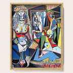 Picasso - Les Femmes d'Alger (Women of Algiers) 1955 Artwork Serving Tray Gallery Image 1