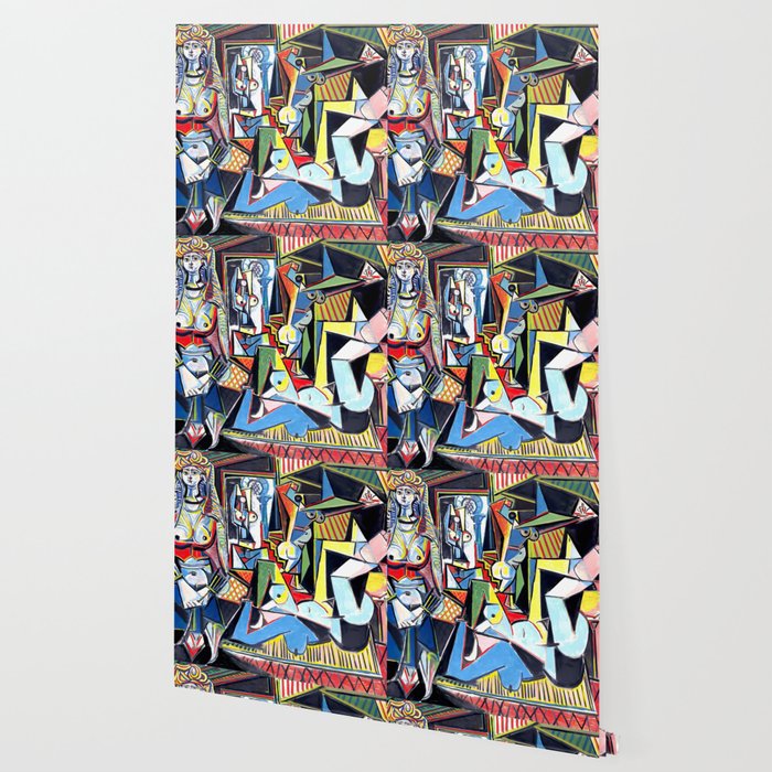 Picasso - Les Femmes d'Alger (Women of Algiers) 1955 Artwork Wallpaper Gallery Image 2