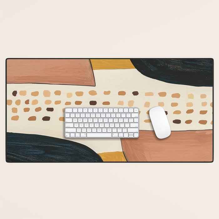 Abstract Shape Study Desk Mat Gallery Image 1