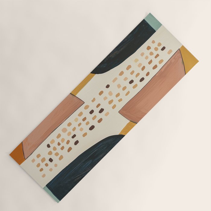 Abstract Shape Study Yoga Mat Gallery Image 1