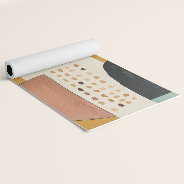 Abstract Shape Study Yoga Mat Gallery Image 2