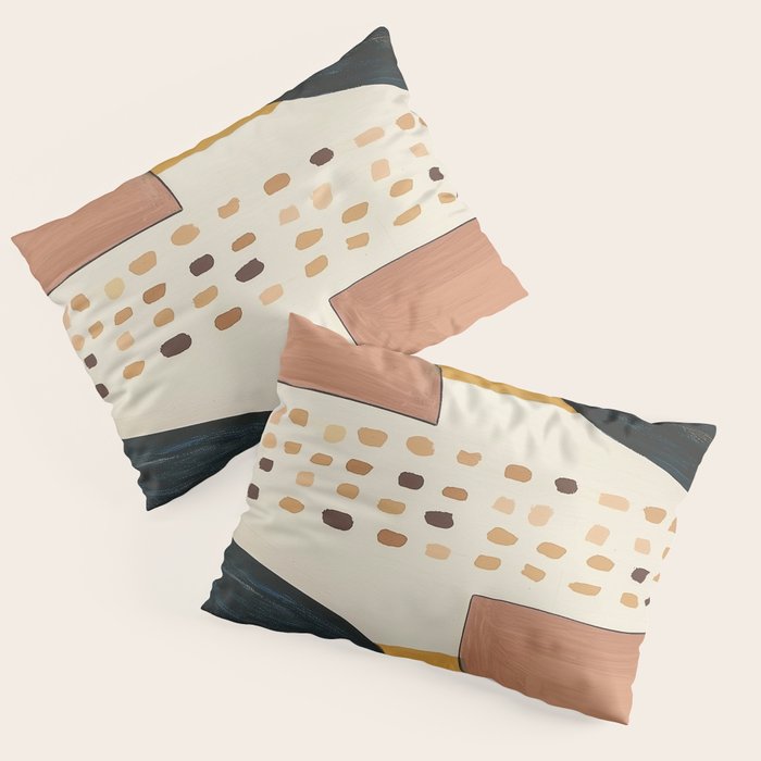 Abstract Shape Study Pillow Sham Gallery Image 1
