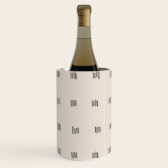 desert check small - charcoal Wine Chiller Gallery Image 2