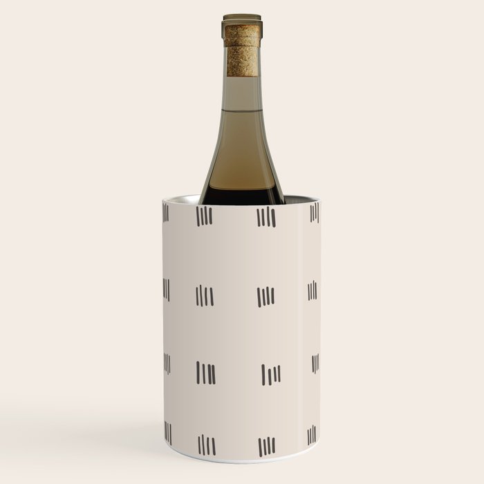 desert check small - charcoal Wine Chiller Gallery Image 3