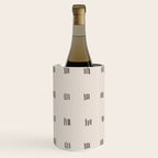 desert check small - charcoal Wine Chiller Gallery Image 3