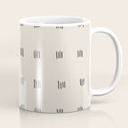 desert check small - charcoal Coffee Mug Gallery Image 1
