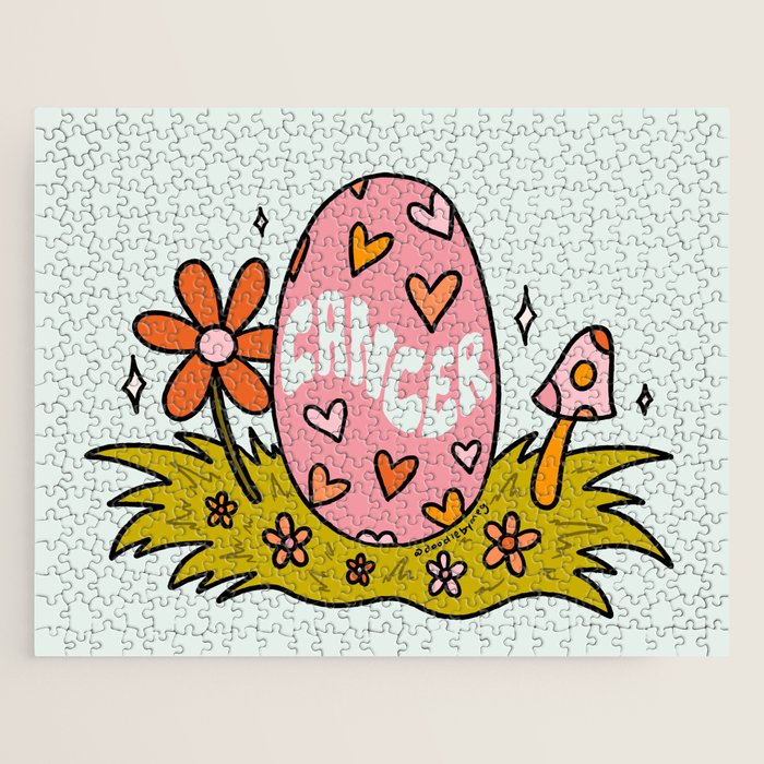Cancer Easter Egg Jigsaw Puzzle Gallery Image 1