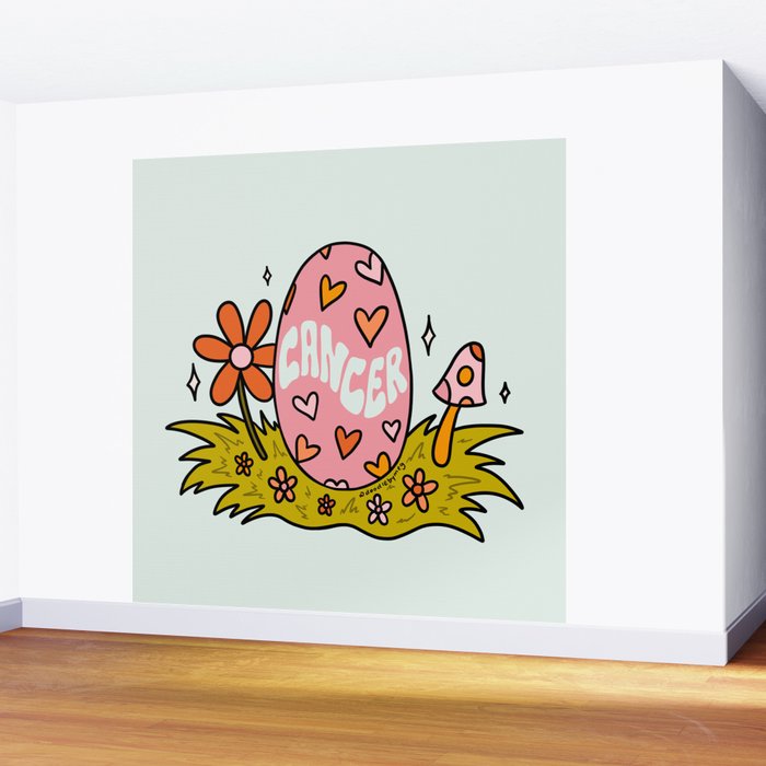 Cancer Easter Egg Wall Mural Gallery Image 2