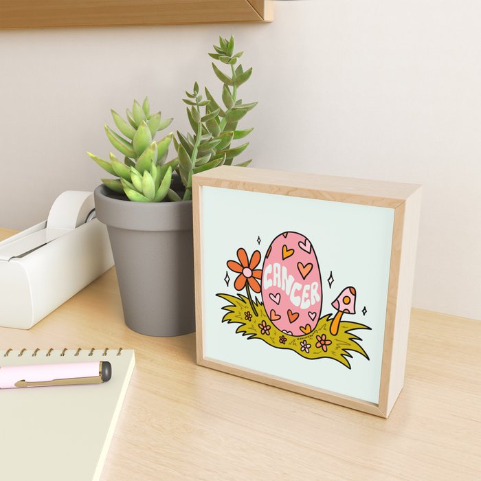 Cancer Easter Egg Mini Art Print Gallery Image 2