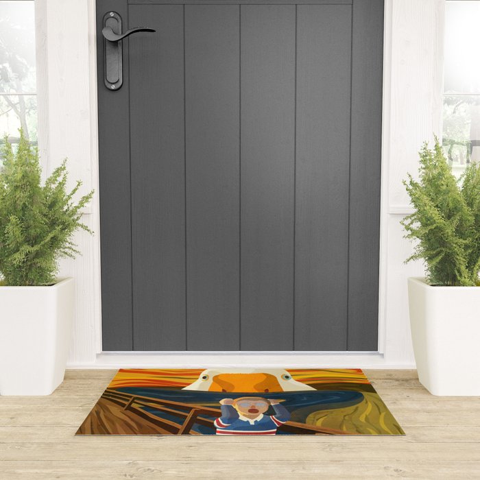 The Honk - The Scream Parody | Goose MEME Welcome Mat Gallery Image 3