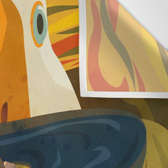 The Honk - The Scream Parody | Goose MEME Wall Tapestry Gallery Image 3