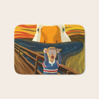 The Honk - The Scream Parody | Goose MEME Bath Mat Gallery Image 1
