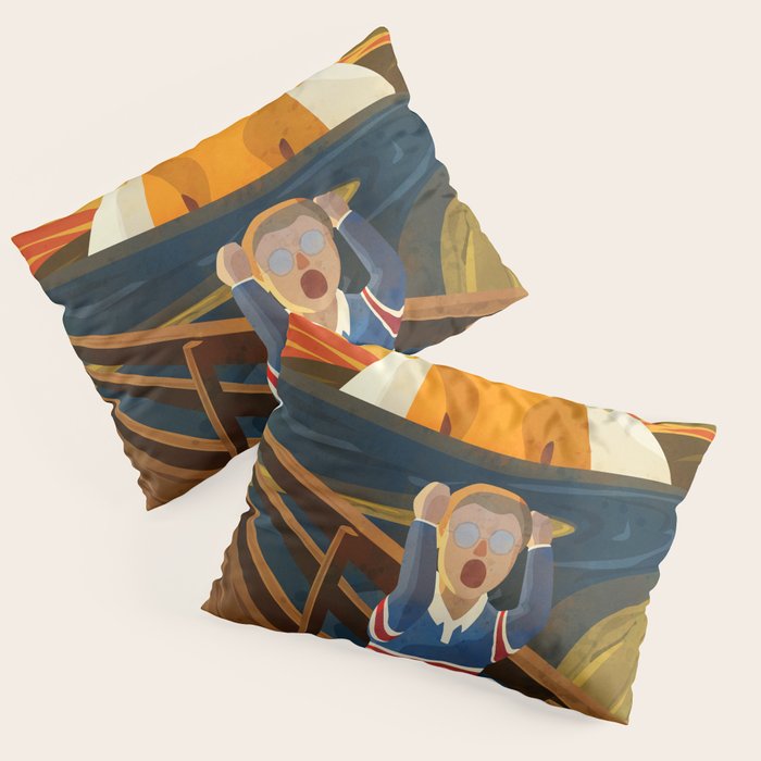 The Honk - The Scream Parody | Goose MEME Pillow Sham Gallery Image 1