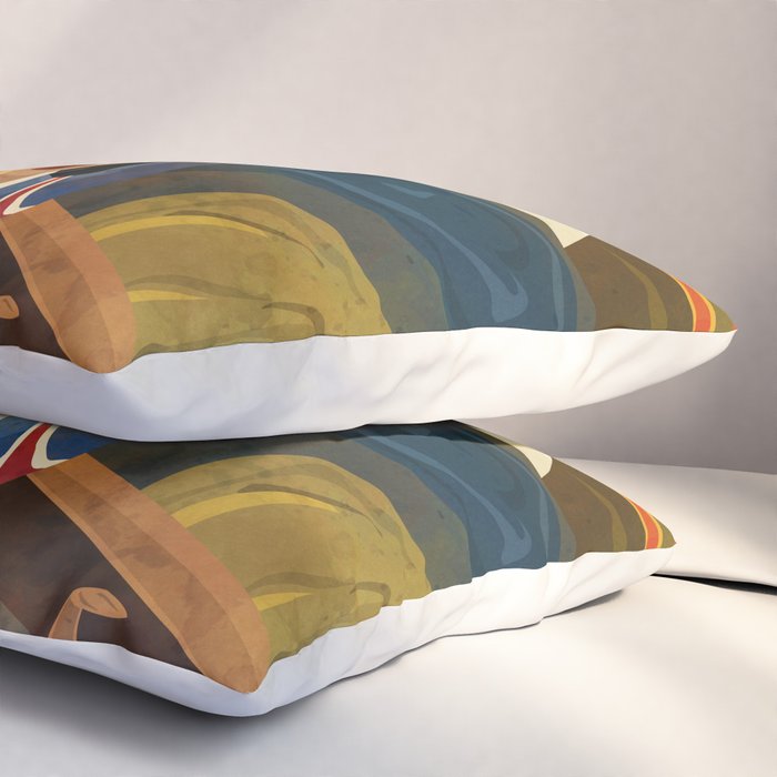 The Honk - The Scream Parody | Goose MEME Pillow Sham Gallery Image 3