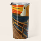 The Honk - The Scream Parody | Goose MEME Travel Mug Gallery Image 3