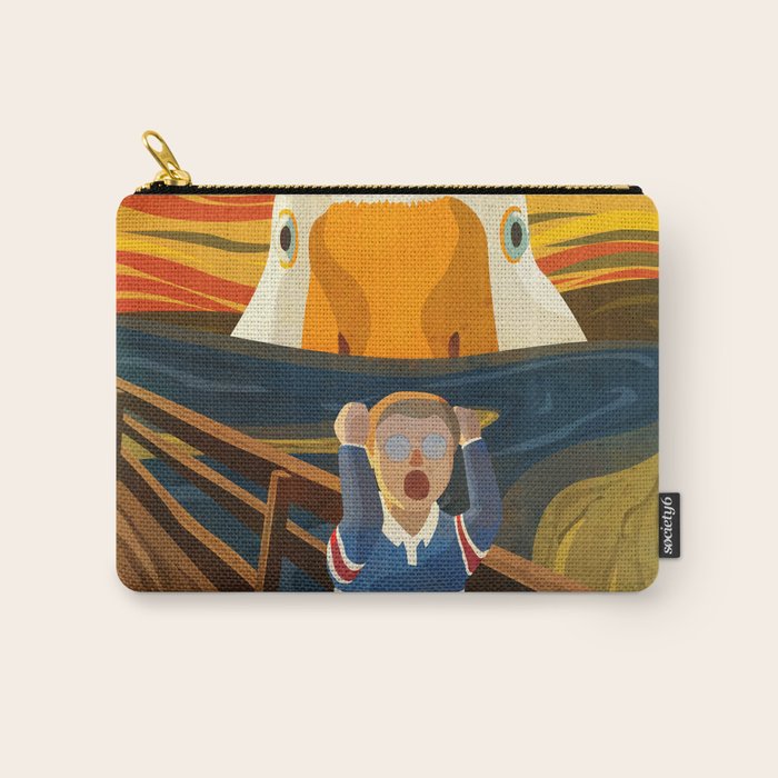 The Honk - The Scream Parody | Goose MEME Carry All Pouch Gallery Image 1