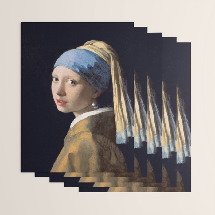 Girl with a Pearl Earring Wrapping Paper Gallery Image 3