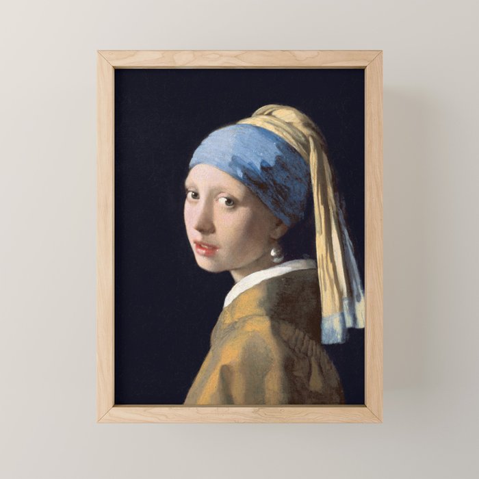 Girl with a Pearl Earring Mini Art Print Gallery Image 1