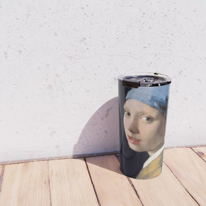 Girl with a Pearl Earring Travel Mug Gallery Image 4