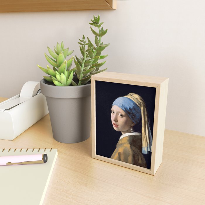 Girl with a Pearl Earring Mini Art Print Gallery Image 2