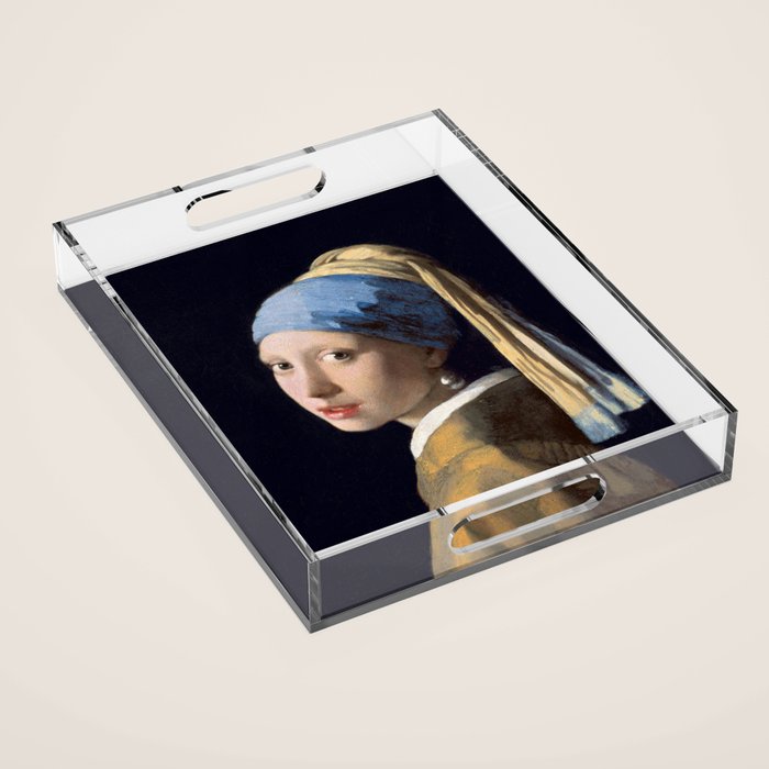 Girl with a Pearl Earring Acrylic Tray Gallery Image 1